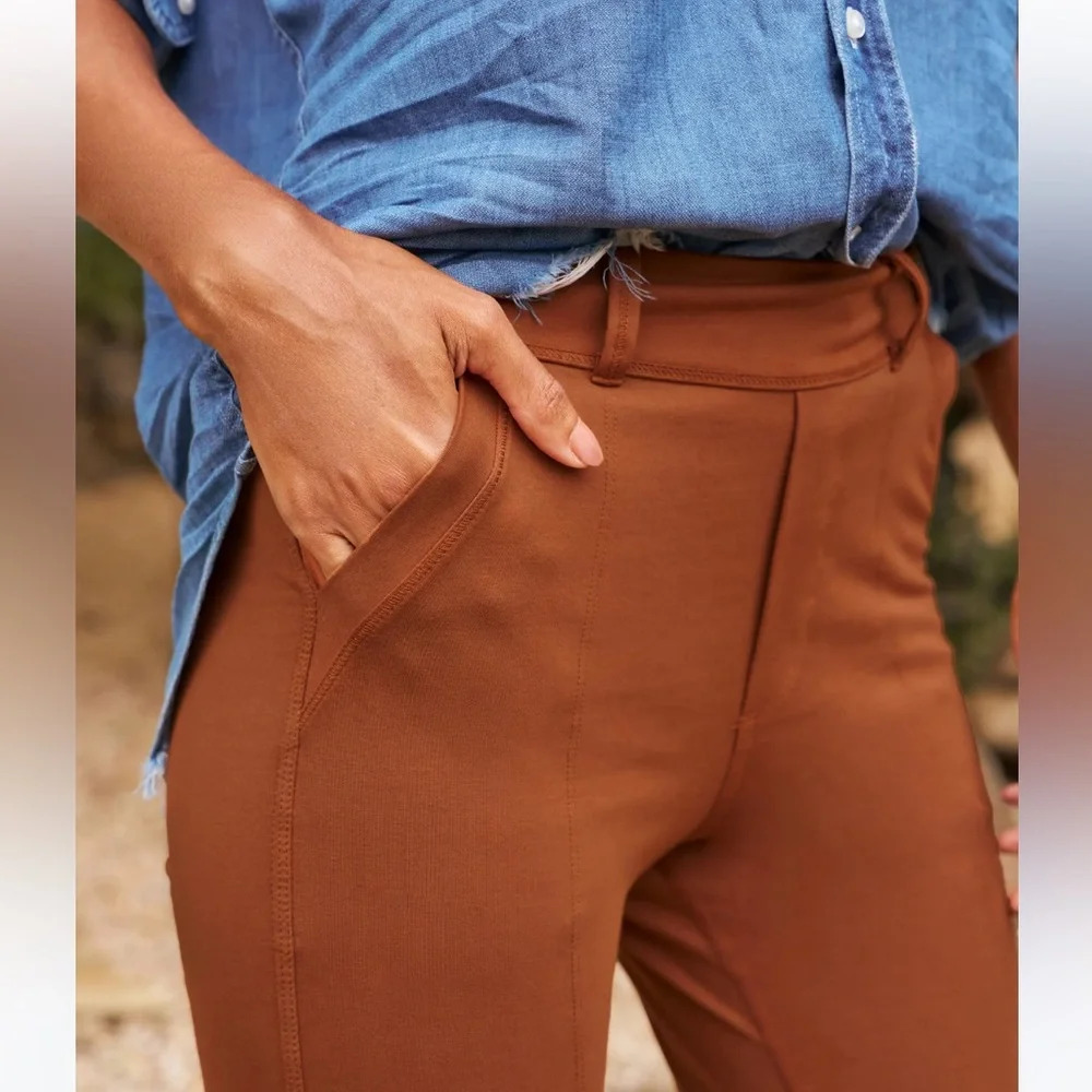 Frank & Eileen Murphy Billion dollar pants size XS in Cinnamon - Picture 2 of 9